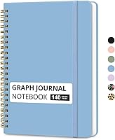 Vista 29 de Taja Cuaderno rayado en espiral para mujeres y hombres, 140 páginas, cuaderno de tapa dura con rayas universitarias para trabajo y toma de notas
