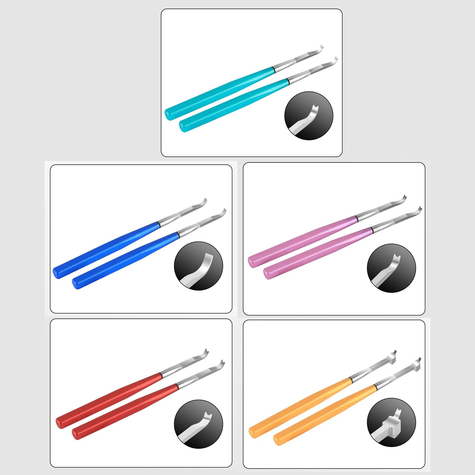 Duty Uhren Reparatur Werkzeug Set, 10 Anti Biege Legierungsheber mit bruchsicherem Acrylgehäuse, geeignet für den professionellen Einsatz, professionelles Uhren Reparatur Set