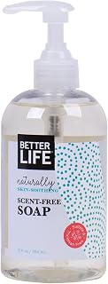 Better Life Natural Hand and Body Soap, Unscented, 12 Ounces 2424L