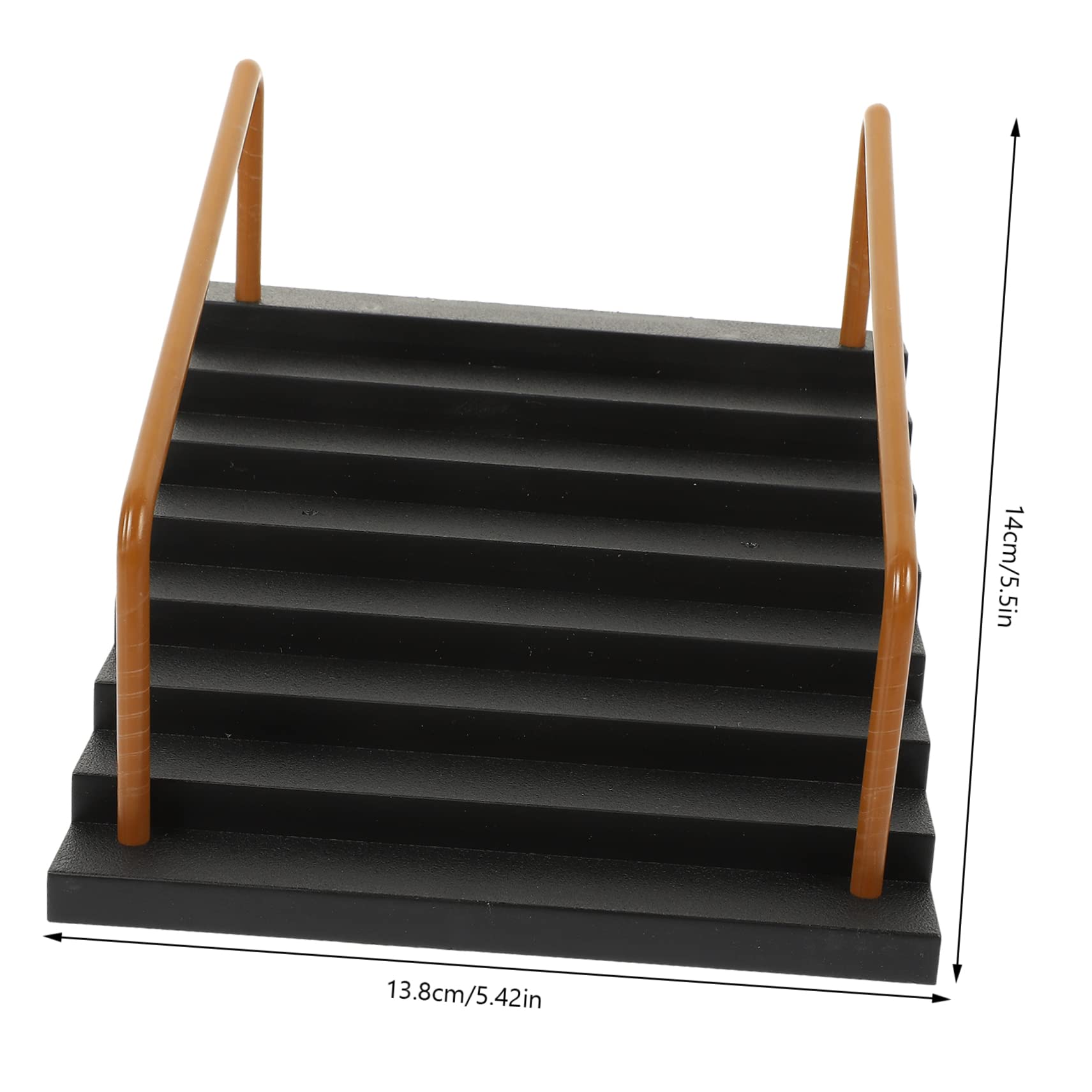 WHAMVOX Skateboard Field Obstacles Skateboards Sports Finger Skate Board Miniature Skatepark Finger Boarding Park Ramp Kit Ramp Fingerboards Park Plastic