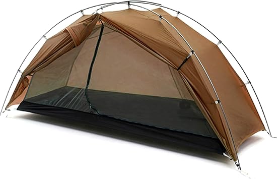 Taiji 1 Ultralight 3/4 Season Camping Tent, 1 Person Backpacking Tent Easy Setup Instant 5000mm Waterproof Small Dome Tents for One Man Hiking Mountain