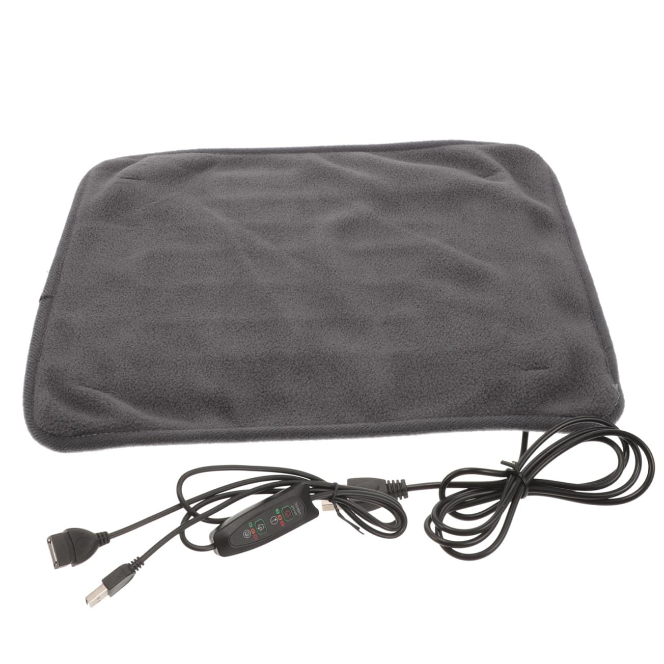 ORFOFE Coussin Chauffant pour Chat USB Réglable en Polyester pour Animaux