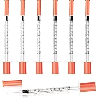 Vista 1 de Jeringas U-100 0.0 fl oz 29G 0.5in/13mm, dosificación cómoda y precisa, paquete de 50