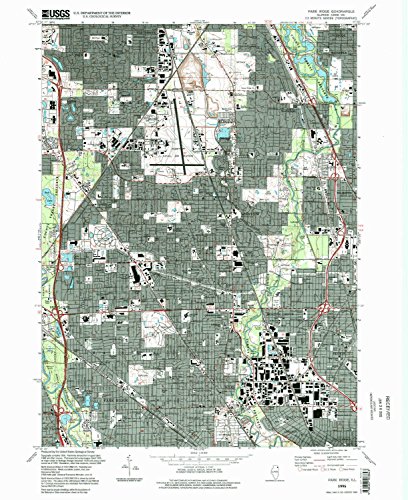 YellowMaps Park Ridge IL topo map, 1:24000 Scale, 7.5 X 7.5 Minute, Historical