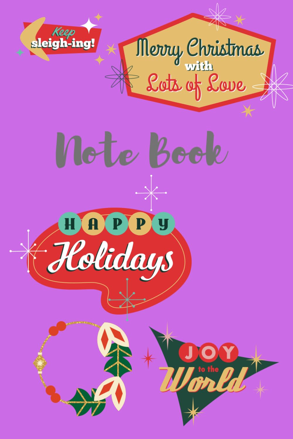 Joyfull christmas notebook