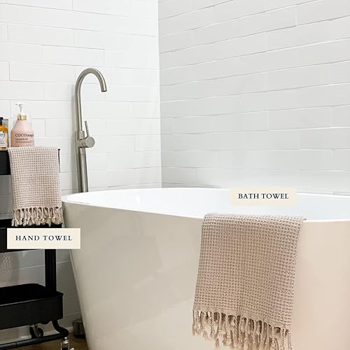 Vista 85 de Toallas de mano turcas, toalla de cocina, toalla de baño decorativa para té, paño de mano, cara, pelo, toallas de mano negras, toallas de mano