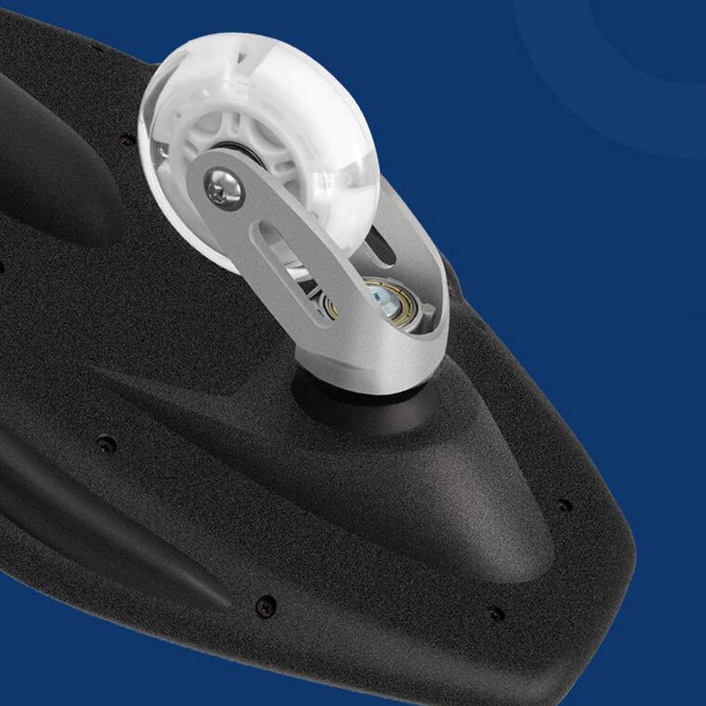 Street Surfing Waveboard | Double Wheel Scooter Caster Board Mit LED-Blitzrad | Bis 200 Kg | Anti-Rutsch-Schlangenbrett Geeignet Für Kinder Und Jugendliche Anfänger Skateboard