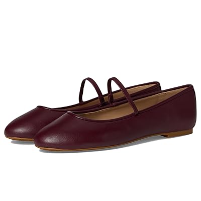 Lauren Ralph Lauren Jayna Nappa Leather Mary Jane Flats Women