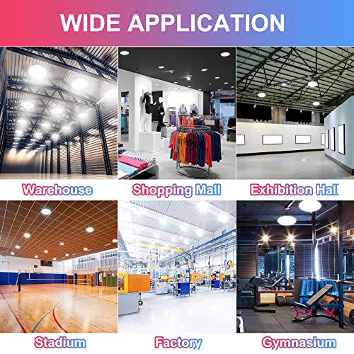240W Ufo Led High Bay Light Dimmable 1000W Mh/Hps Equivalent 36,000Lm 5000K High Bay Led Shop Light (Dimmer/Remote Controller Included) Dlc Ul Approved Led Warehouse Lights 5' Cable Ac 100-277V #TOP7