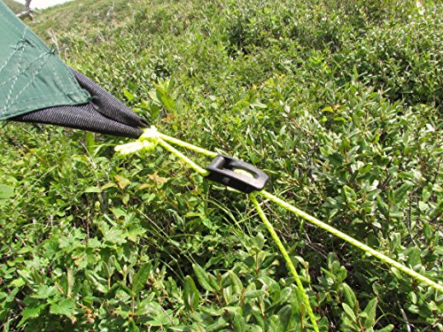 Liteoutdoors Guyline & Tensioner Kit 60' - 1.8Mm Ultralight Reflective Tent Cord, Lightweight Non-Slip Cord Adjusters, For Camping, Hiking, Backpacking Paracord Rope Guy Line #TOP3