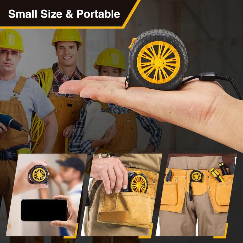 Cinta Métrica Auto-Bloqueo 10 pies Retráctil miniatura 5