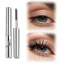 2026 New Metal Wand Mascara, Waterproof Iron Mascara Volume and Length, Brushless Mascaras Tubular Eyelash Primer, Long Curling, Natural, Non-smudged Black