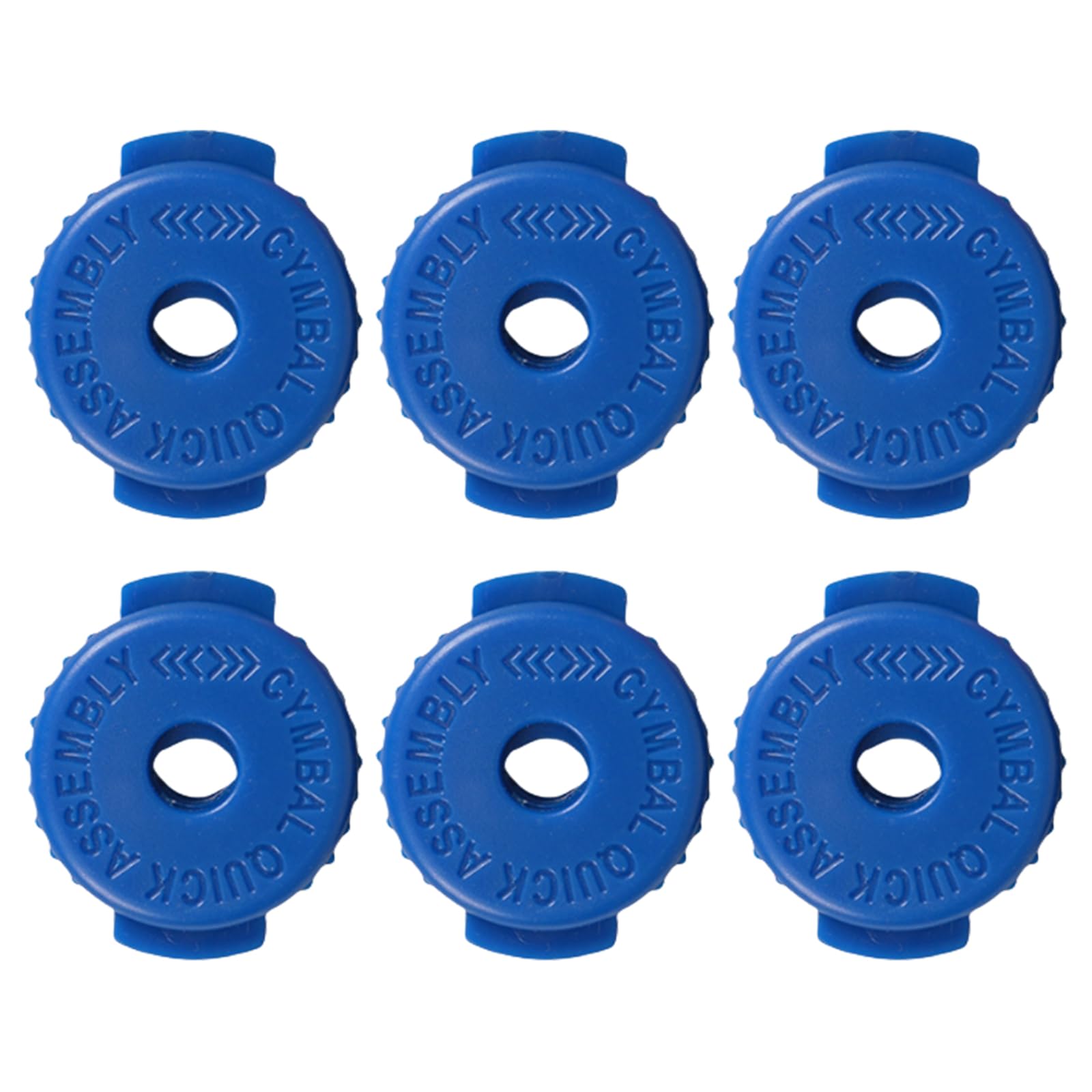 yanwuwa Of 6 Quick Releasing Cymbals Nut Silicone Drum Parts Threaded Replacement Part Silicone Texture for Drum Cymbals Replacement Nut