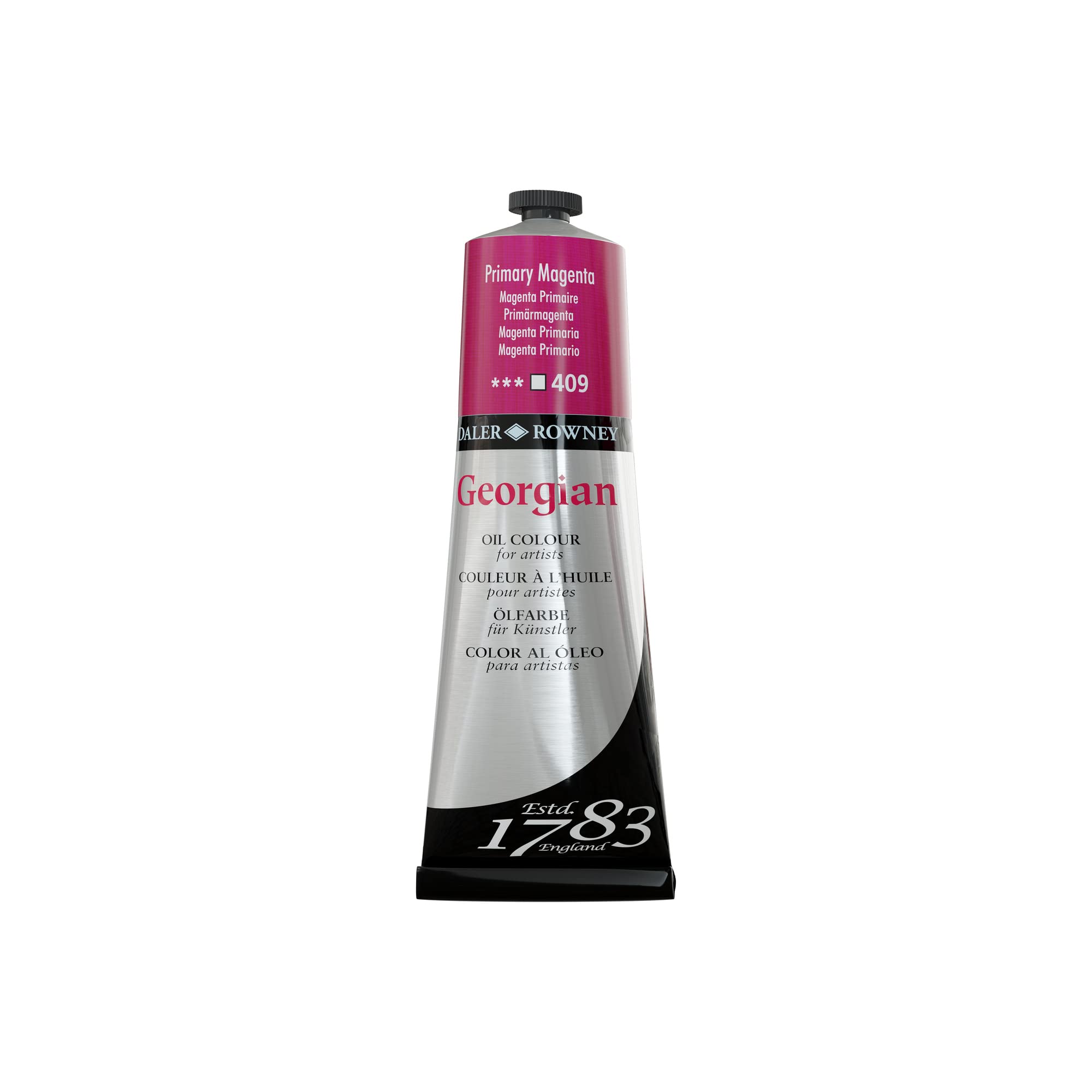 Daler Rowney Georgian Oil Colour 225ml - Primary Magenta / Permanent Magenta