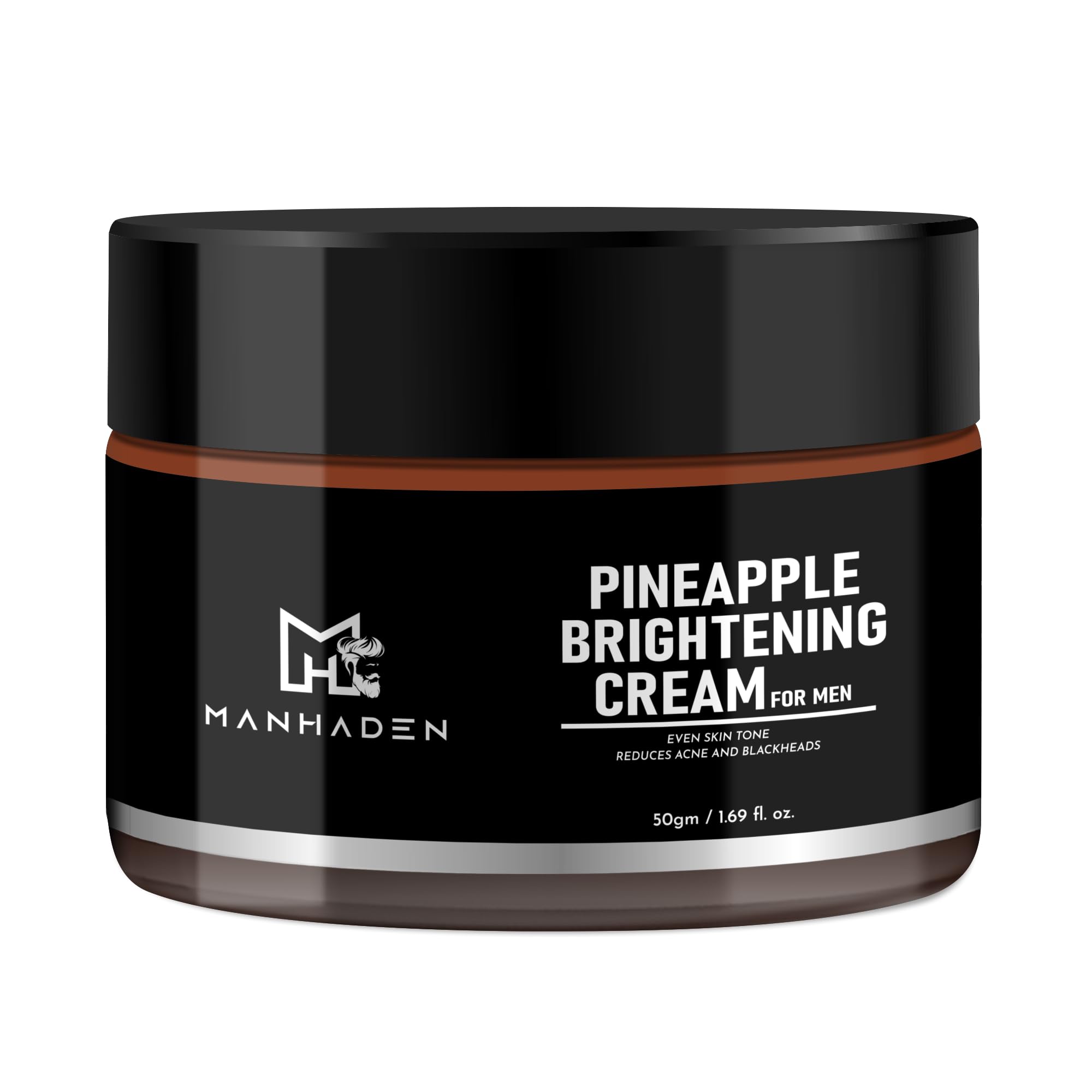 Pineapple Brightening Cream for Men | Skin Glow & Even Tone Moisturizer with Natural Fruit Extracts – 50g