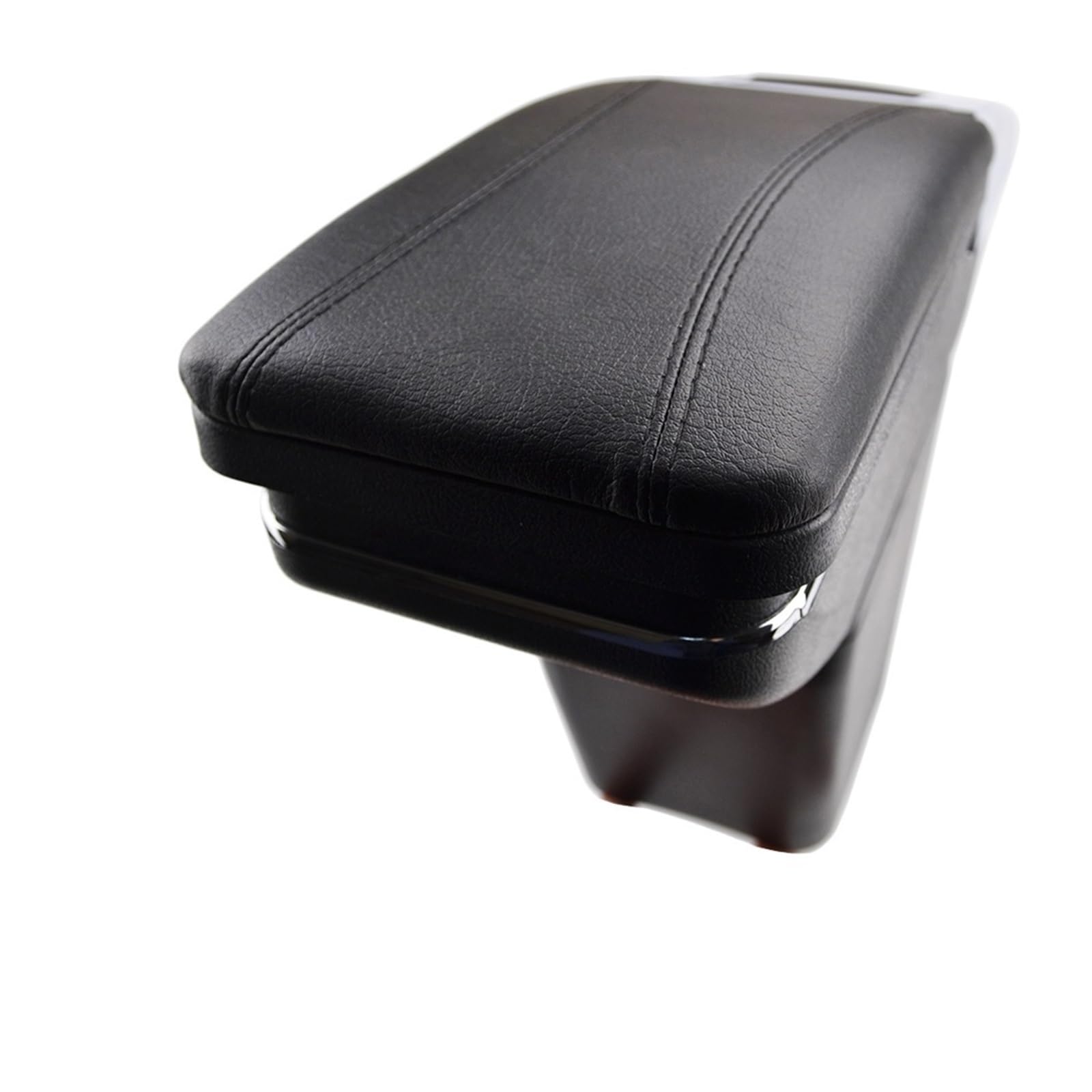 Car Center Console Cover Car armrest storage organizer For Renault For Captur 2013-2017 Central Console Leather Black Armrest Box Ashtray