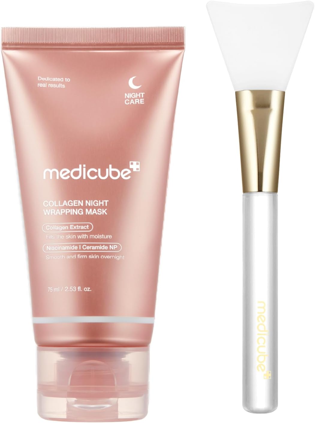 Collagen Night Wrapping Peel Off Facial Mask with Jelly Brush