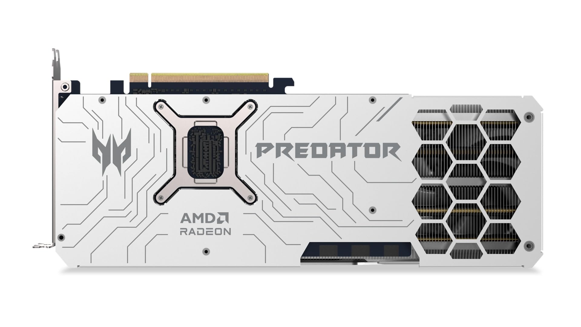 Acer Predator BiFrost Radeon RX 9070 OC - AMD Grafikkarte (16 GDDR6, 256 Bit, PCIe 5.0 x16, 1x HDMI 2.1a 3X DP 2.1) 3X FrostBlade 4.0, 2x8 pin, Slot Space: 2.6