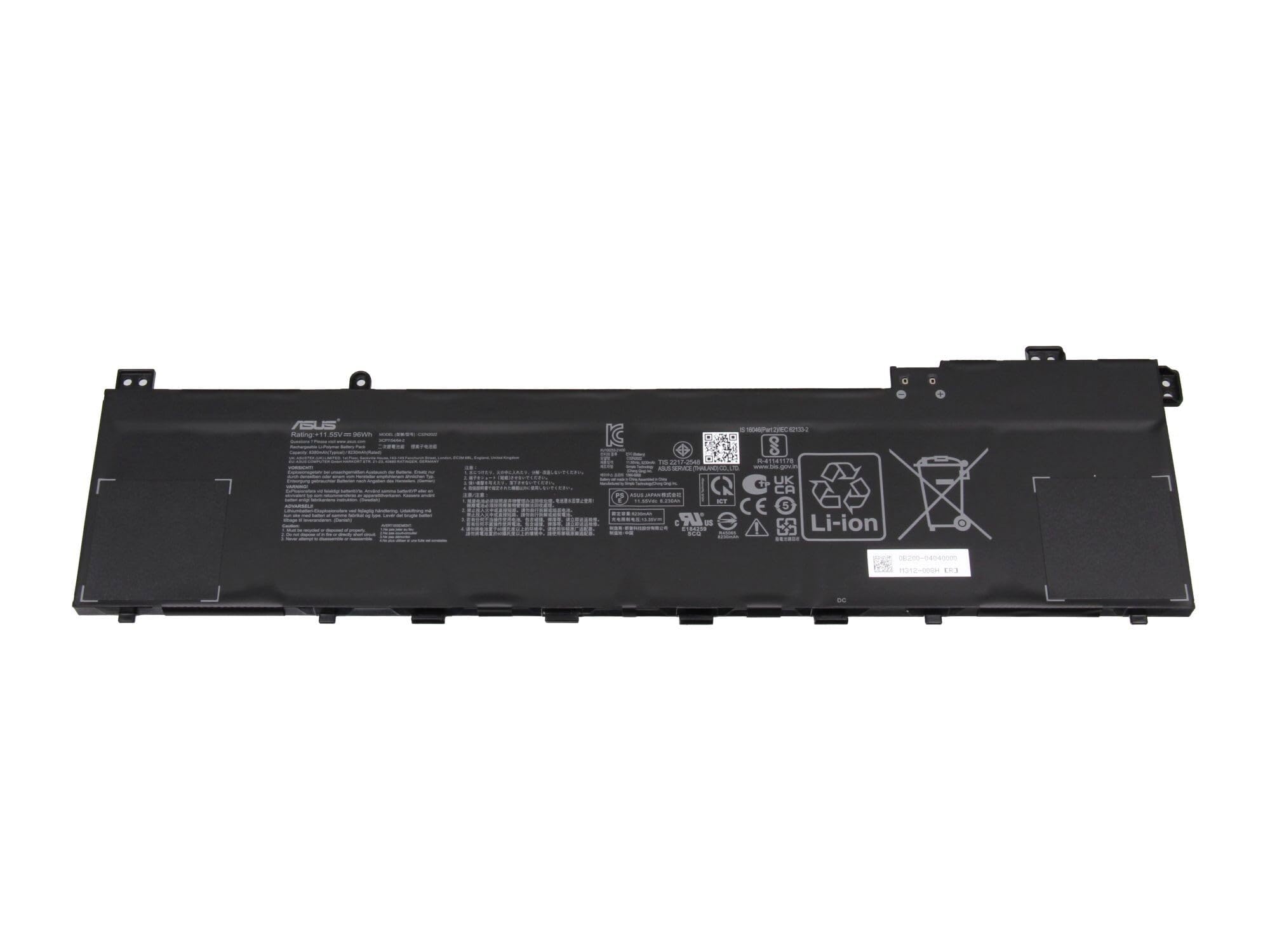 Asus C32N2022 Original Batterie 96Wh