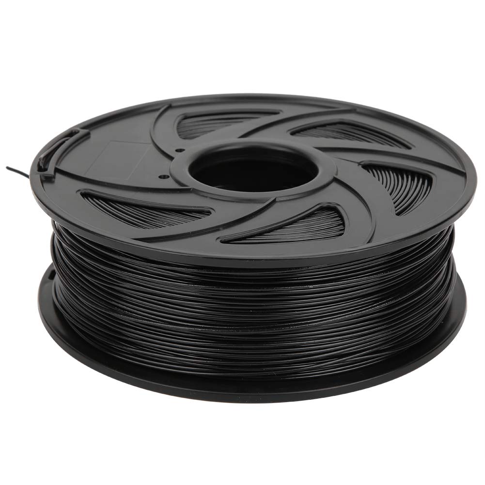 Włókno Drukarki 3D PLA Czarne 1,75mm 1kg z Poliestrem, Filament
