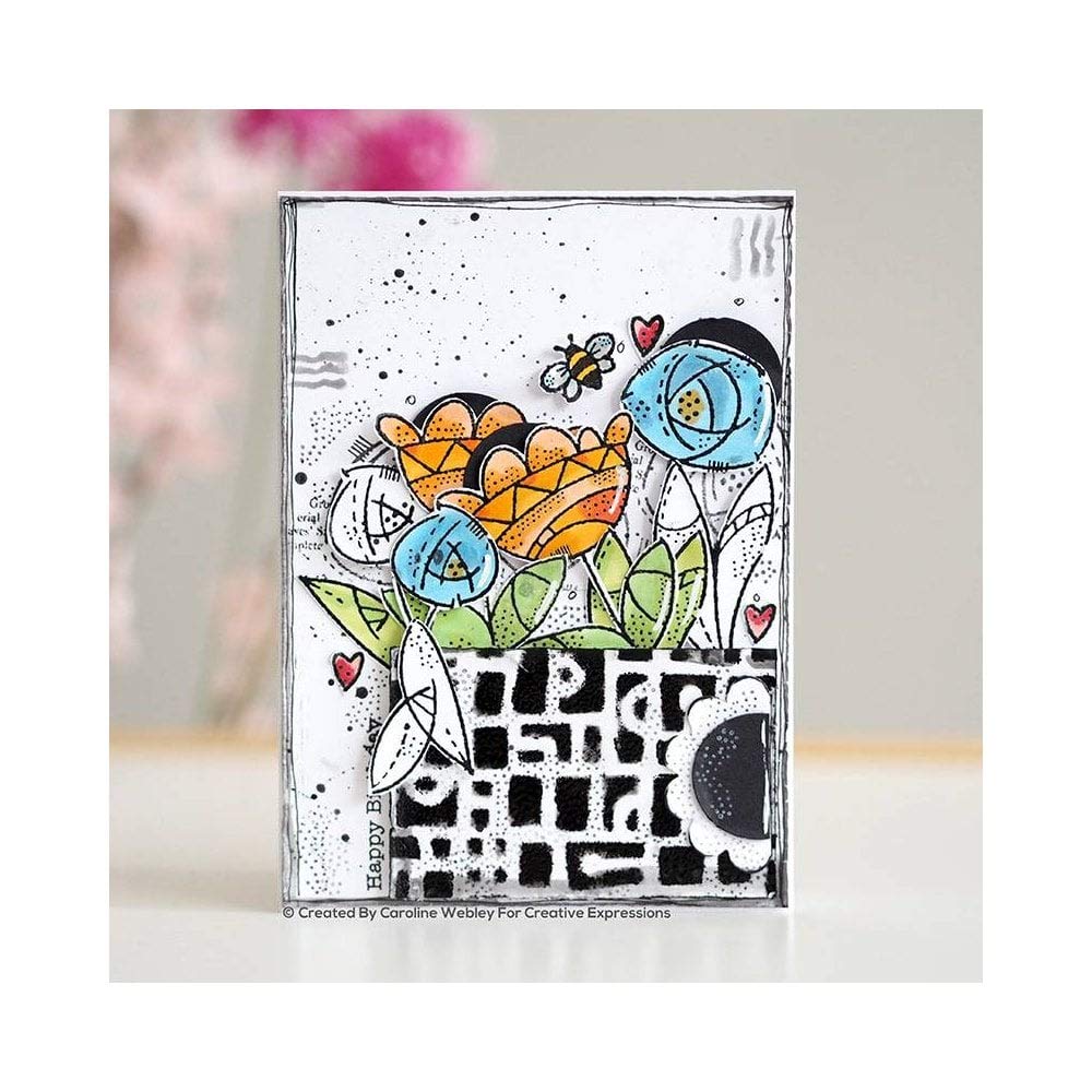 Woodware Transparent, Encreur Singles Stamp Thoughtful Strips