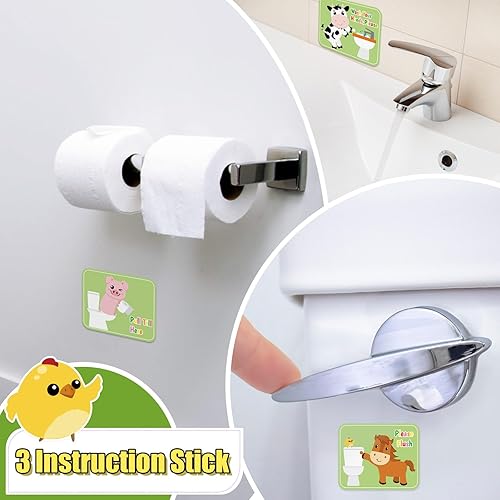 Miniatura 10 de Tabla de entrenamiento para ir al baño para niños pequeños, tabla de orinal de unicornio para niñas (vehículo de construcción)