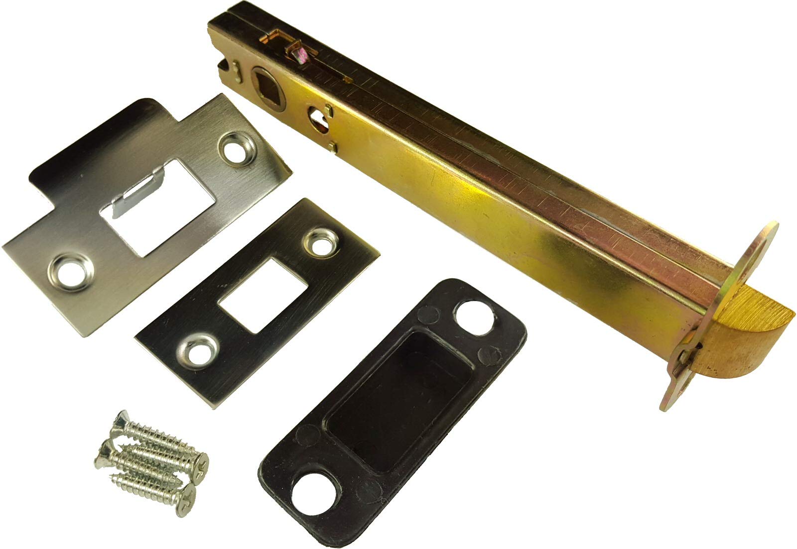 Architectural Hardware Satin Chrome D&H™ 152Mm - 6" Inch Double Sprung Tubular Mortice Latch Brushed - 130Mm Backset