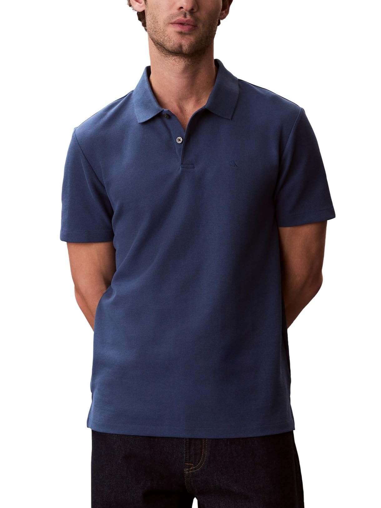 Men's Micro Waffle Polos