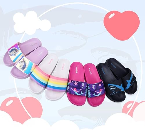 Miniatura 5 de tombik Sandalias de playa y piscina para niños y niñas Zapatos de agua para niños (niño pequeño o niño grande)