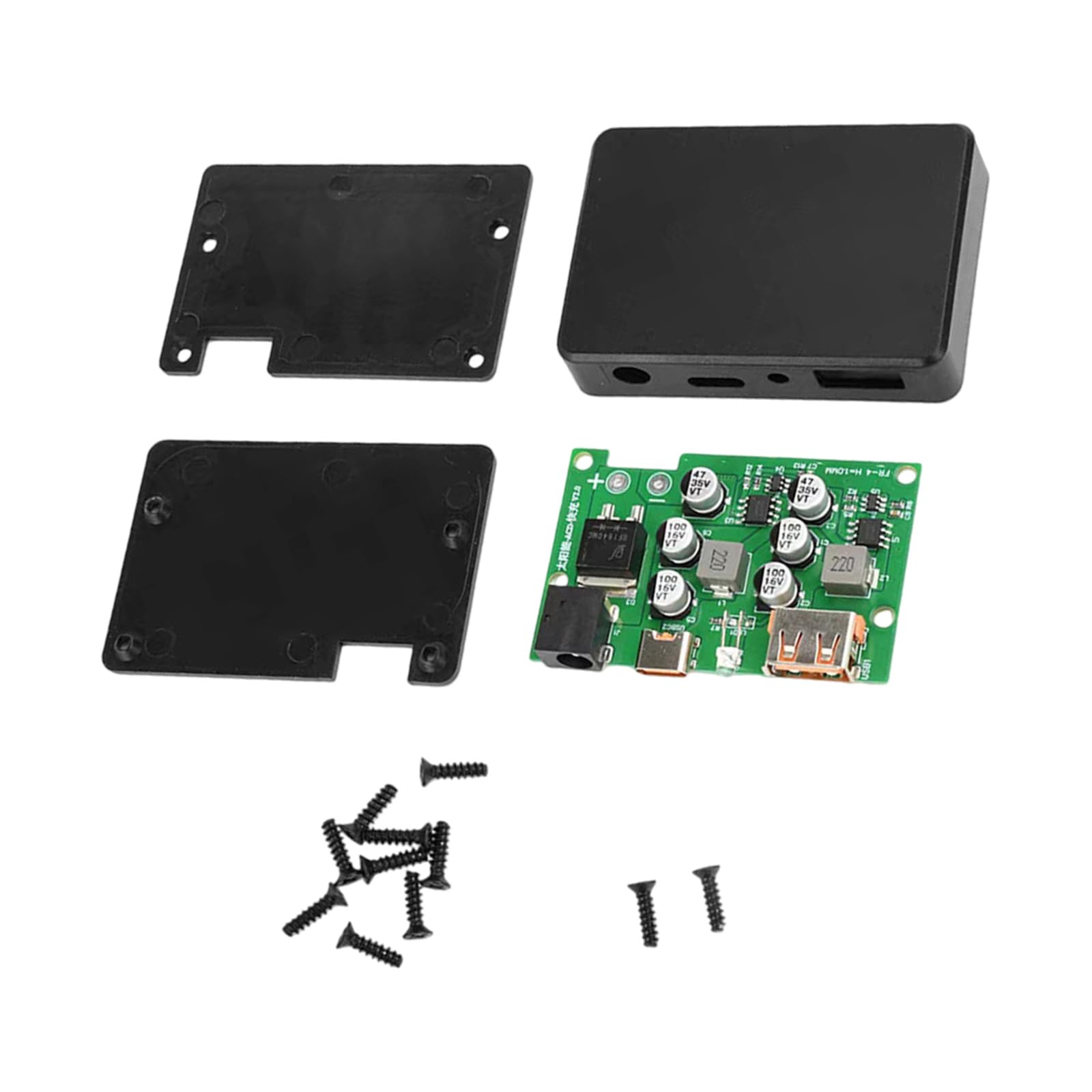 Solar Controller Regulator QC2.0 Quick Charging Type C Solar Board Electricity Stabilizer Inverter for Phone Photovoltaic Panel Controller