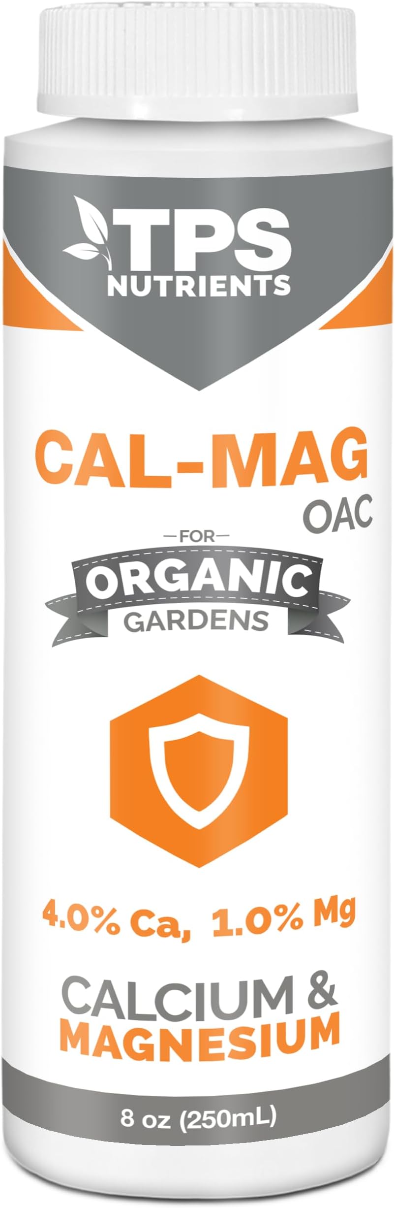 Organic Cal-Mag OAC Plant Nutrient and Supplement, Plus Iron and Micronutrients 8 oz (250mL)