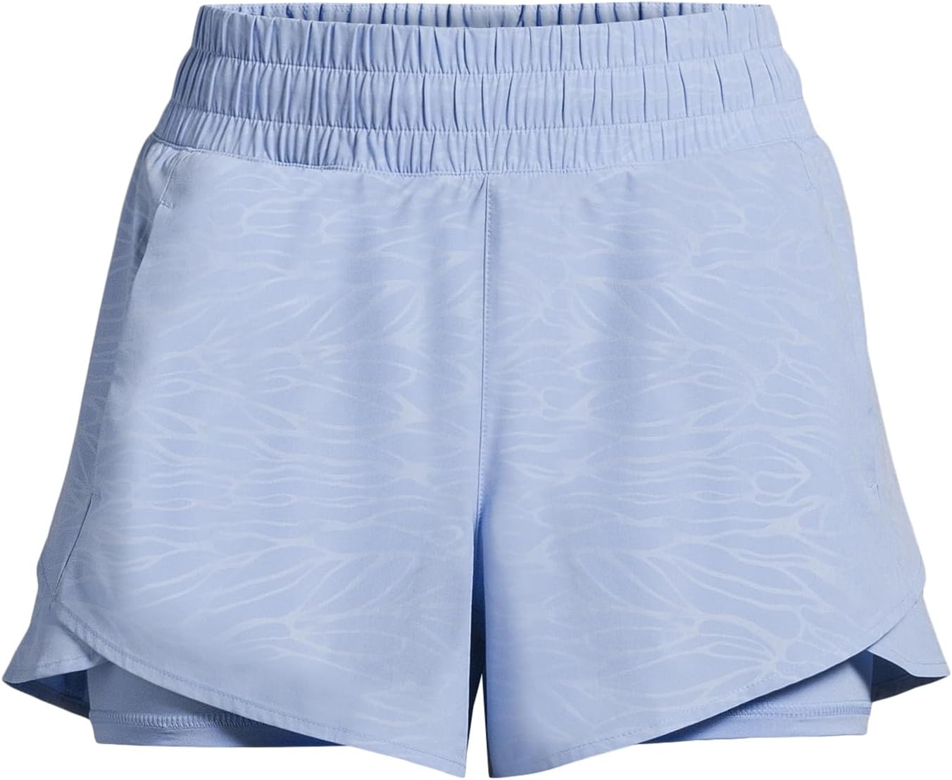 Avia Activewear Women’s 4" Running Shorts with Bike Liner (Blue Brich - XX-Large)