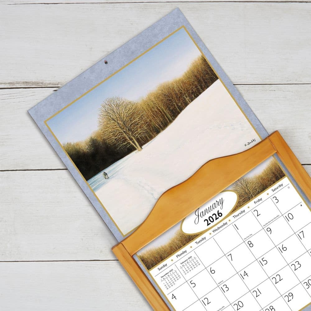 Lang, Journey Home Wandkalender 2026 von Kevin Dodds, 34 x 30 cm, 12-Monatskalender mit gehefteter Bindung