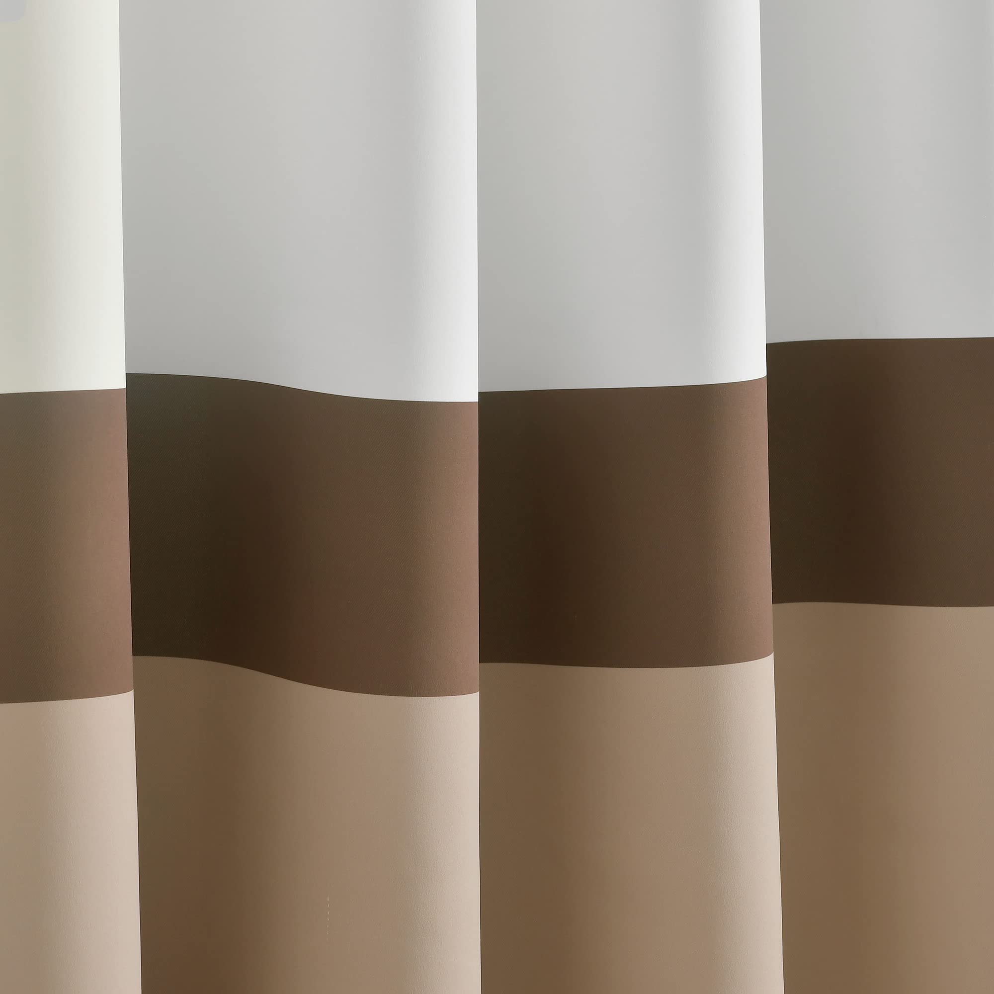 Lush Decor Alexander Paire de Rideaux de fenêtre filtrant la lumière, 213,4 cm (L) x 132,1 cm (l) - Neutre