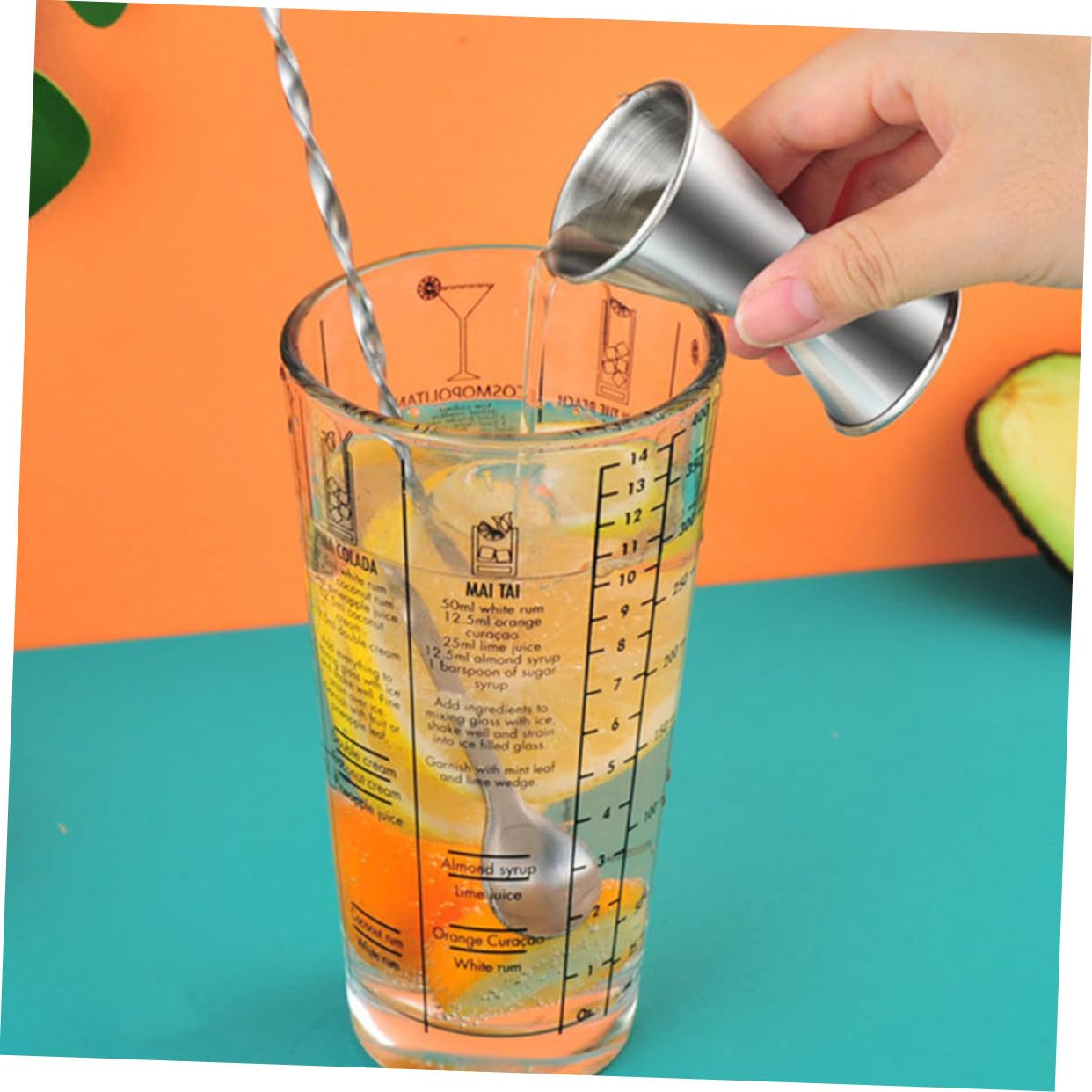 Cocteleras de Acero Inoxidable Equipos para Cócteles Herramientas para Barman para Preparar Cócteles Casa o Eventos Sociales Color Aleatorio