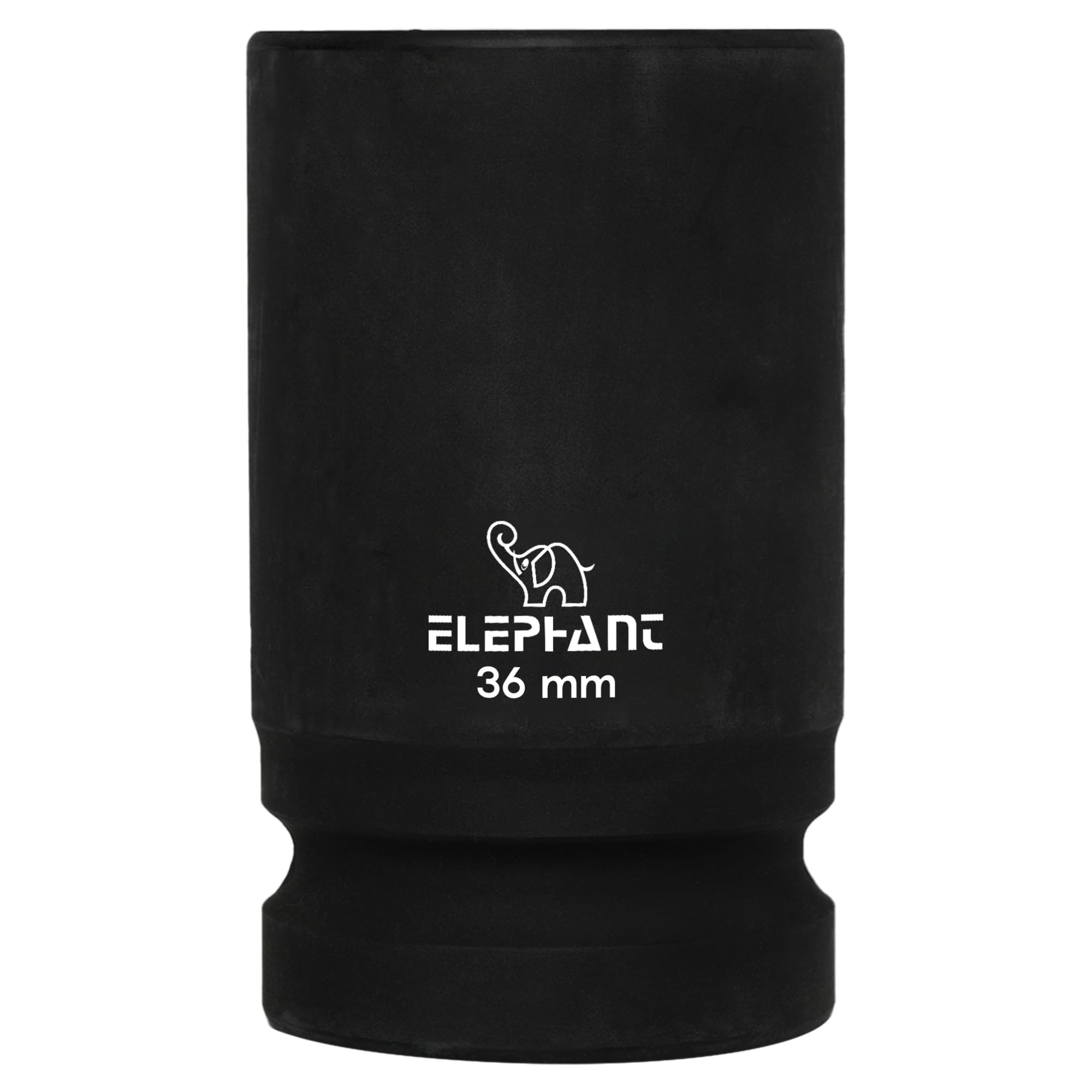 Elephant1" Square Drive 6-Point STD Impact Sockets Size 36mm, Length 90mm, Metal