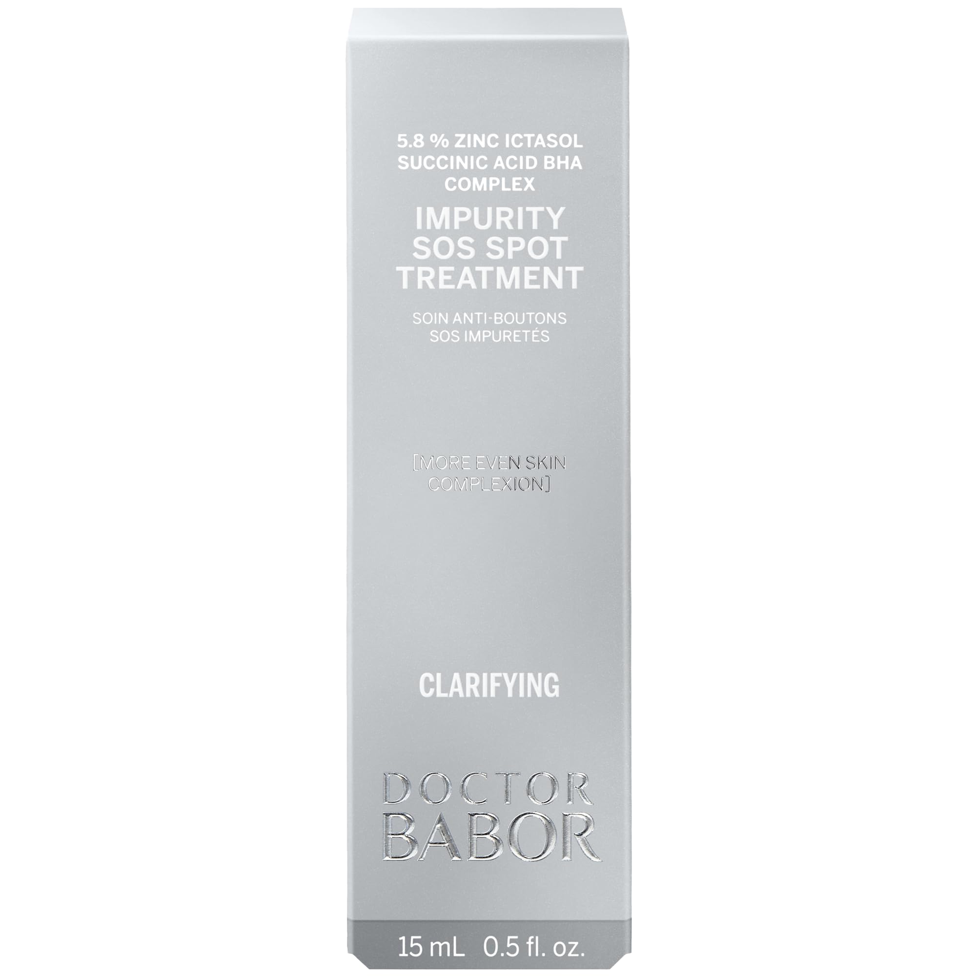 DOCTOR BABOR Impurity SOS Spot Gel – Quick-Action Blemish Care for Pimples, Breakouts & Impurities