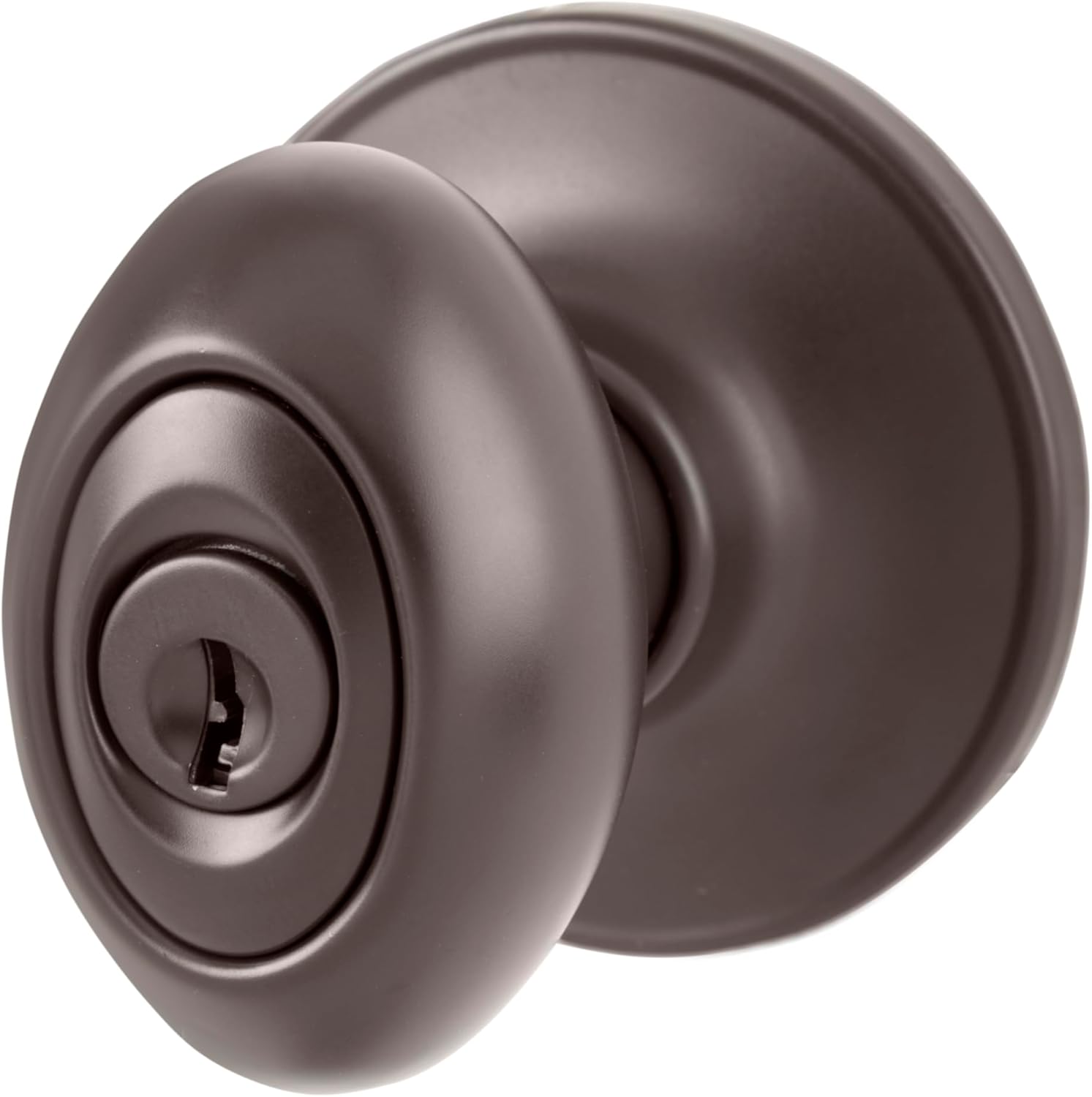 Delaney Callan Hardware Carlyle Entry Door Knob, Fits Doors 1-3/8 to 1-3/4 in. Thick, Oil Rubbed Bronze Finish – Reversible, Easy to Install Left/Right-Handed Front Door & Garage Door Lock