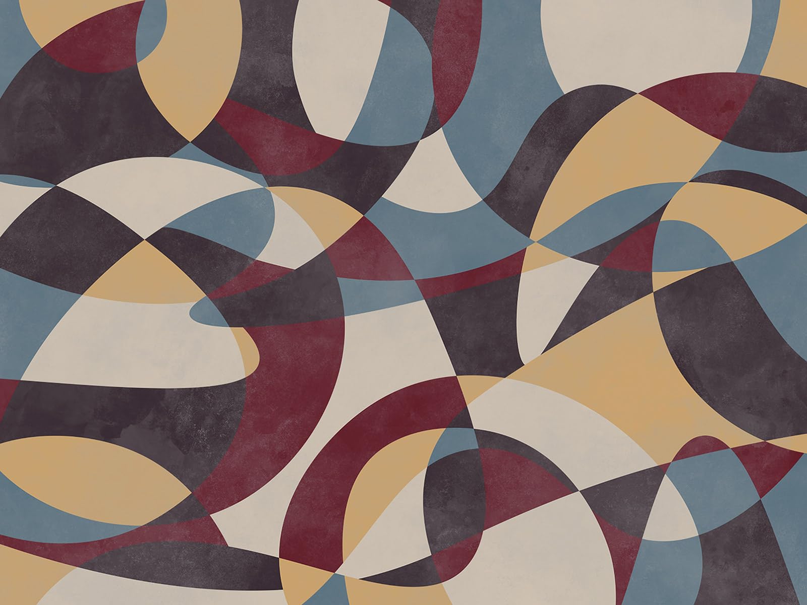 Papier peint panoramique moderne Lumalea grand format 427x320 cm pour salon
