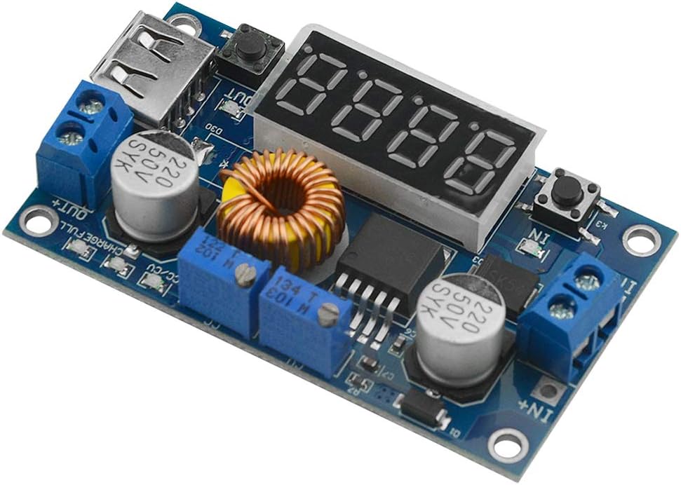 XINGYHENG XLX 5A Constant Voltage Current DC-DC Buck Step Down Power Module with Voltage Current Power Display Adjustable Power Regulator Board Converter for Charging or LED Driver Module