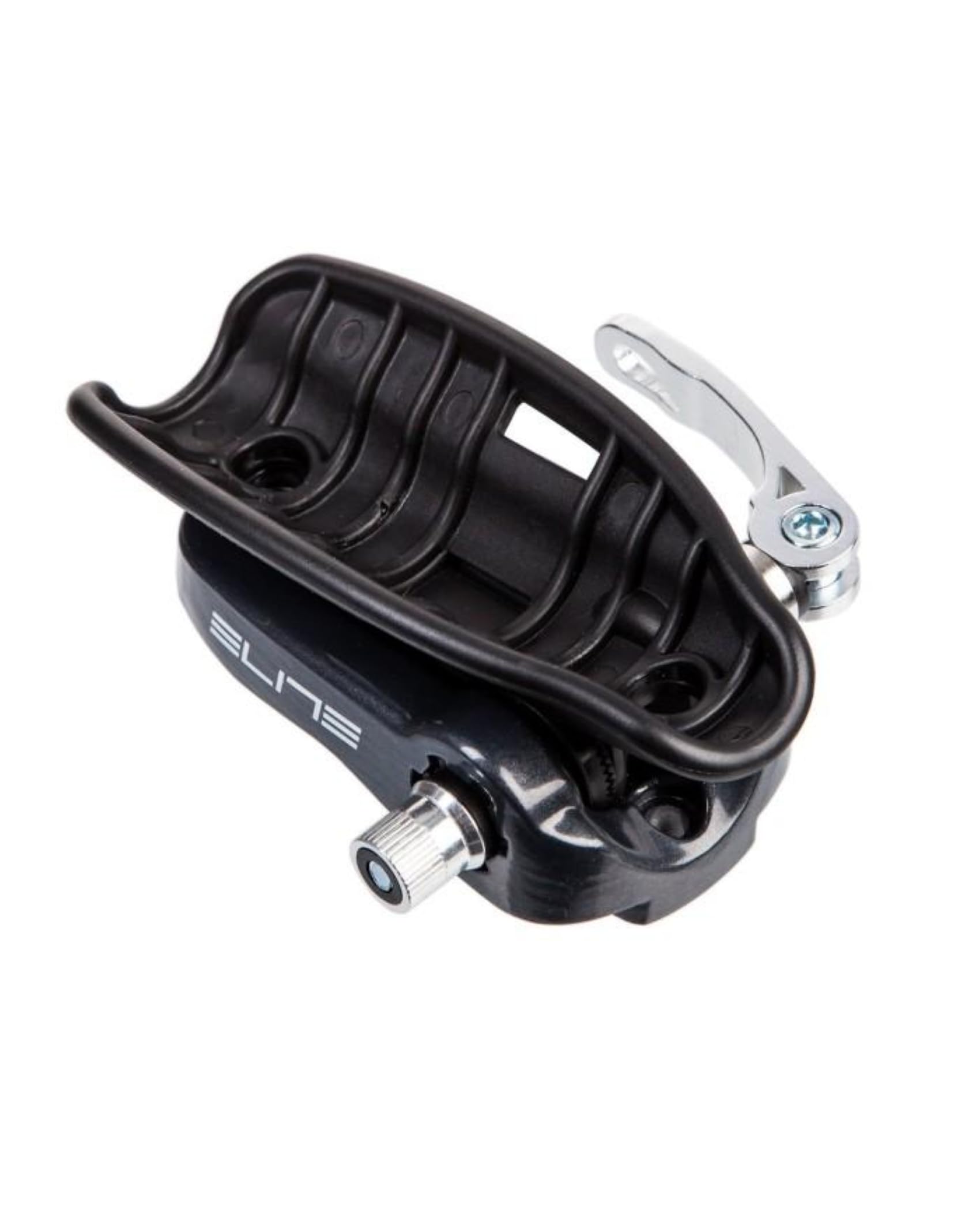 GEV Elite Portabici da Tetto Sanremo Race Lock in Alluminio – per Bici da Corsa e MTB con Freni a Disco – Sistema Antifurto Integrato – Compatibile con Barre Portatutto Fino a 80x50 mm