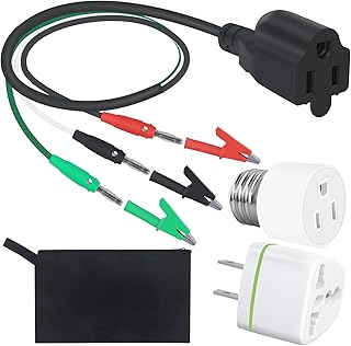 Xin Tester Circuit Breaker Finder Accessory Kit, 125V 10A Universal Circuit Tracer Leads Tester with Clips Circuit Breaker...