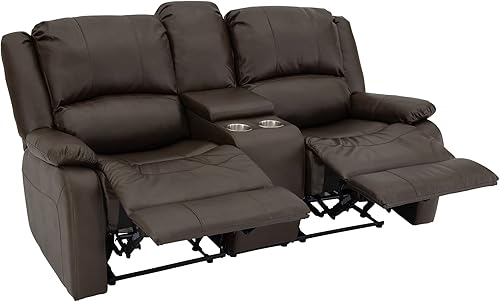 Miniatura 24 de RecPro Charles Collection sofá doble de 67 pulgadas con respaldo reclinable para caravana o cámper, mueble, sillón doble