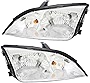 For Ford Focus Headlights Lamps Set 2005 2006 2007 Halogen Driver and Passenger Side