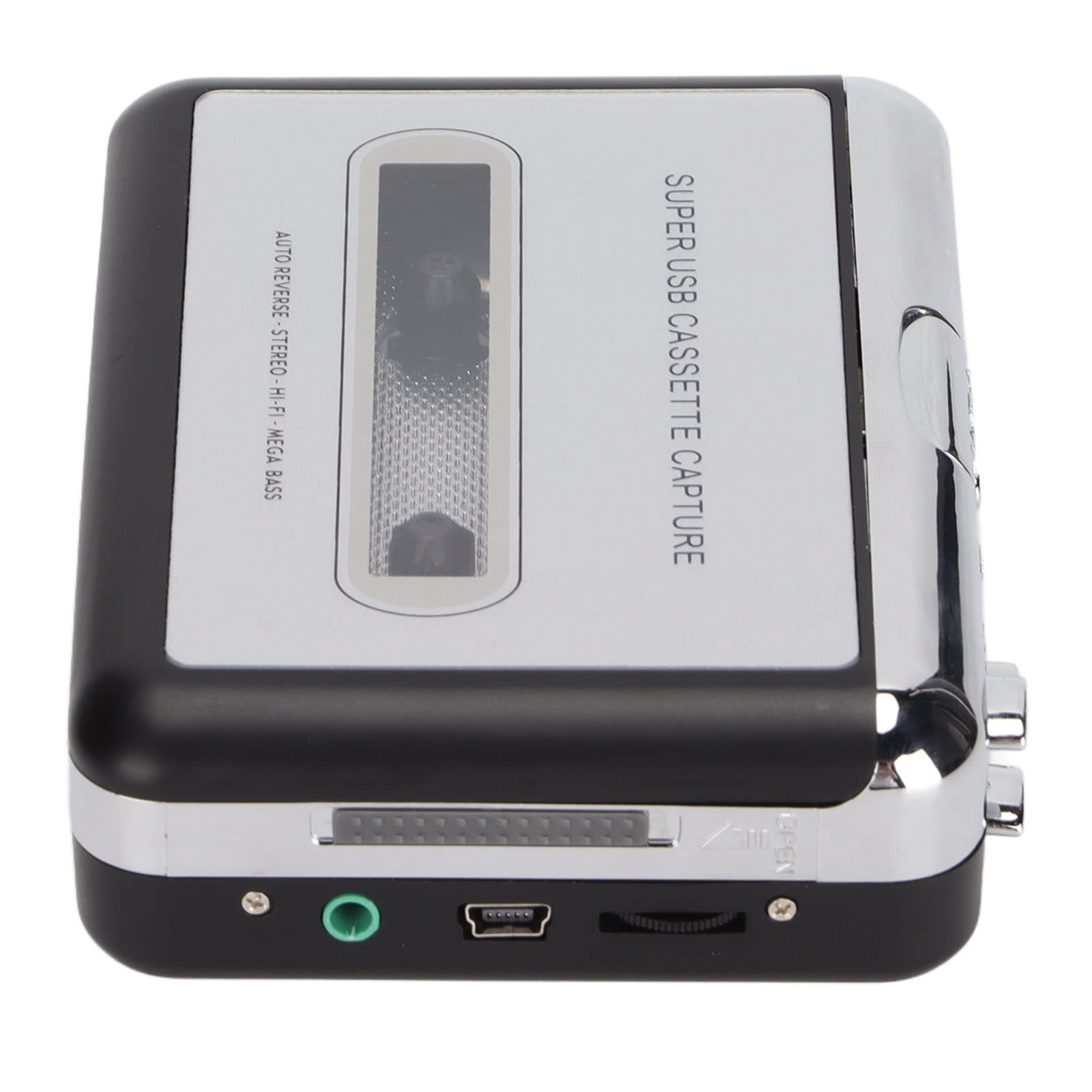 2-in-1 Kassetten-zu-MP3-Konverter-Player-Recorder, Tragbarer Kassetten-Audio-Musik-Player, USB-Kassetten-Player von Kassetten zu MP3 mit Kopfhörern für Laptop-PC