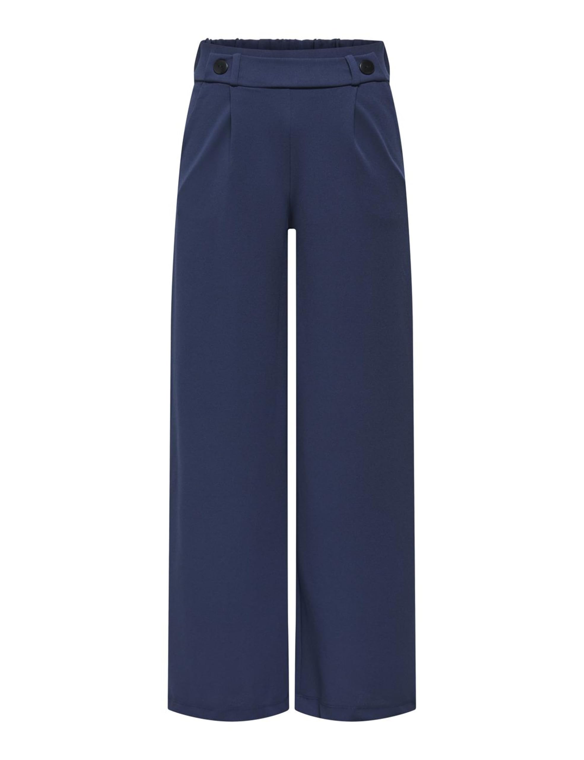Jdy Wide Leg Trousers With High Waist Women's Navy Blue Xl / L32