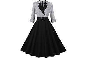 Step Back in Style: Women's Vintage 1940s Dress for a Timeless Elegance