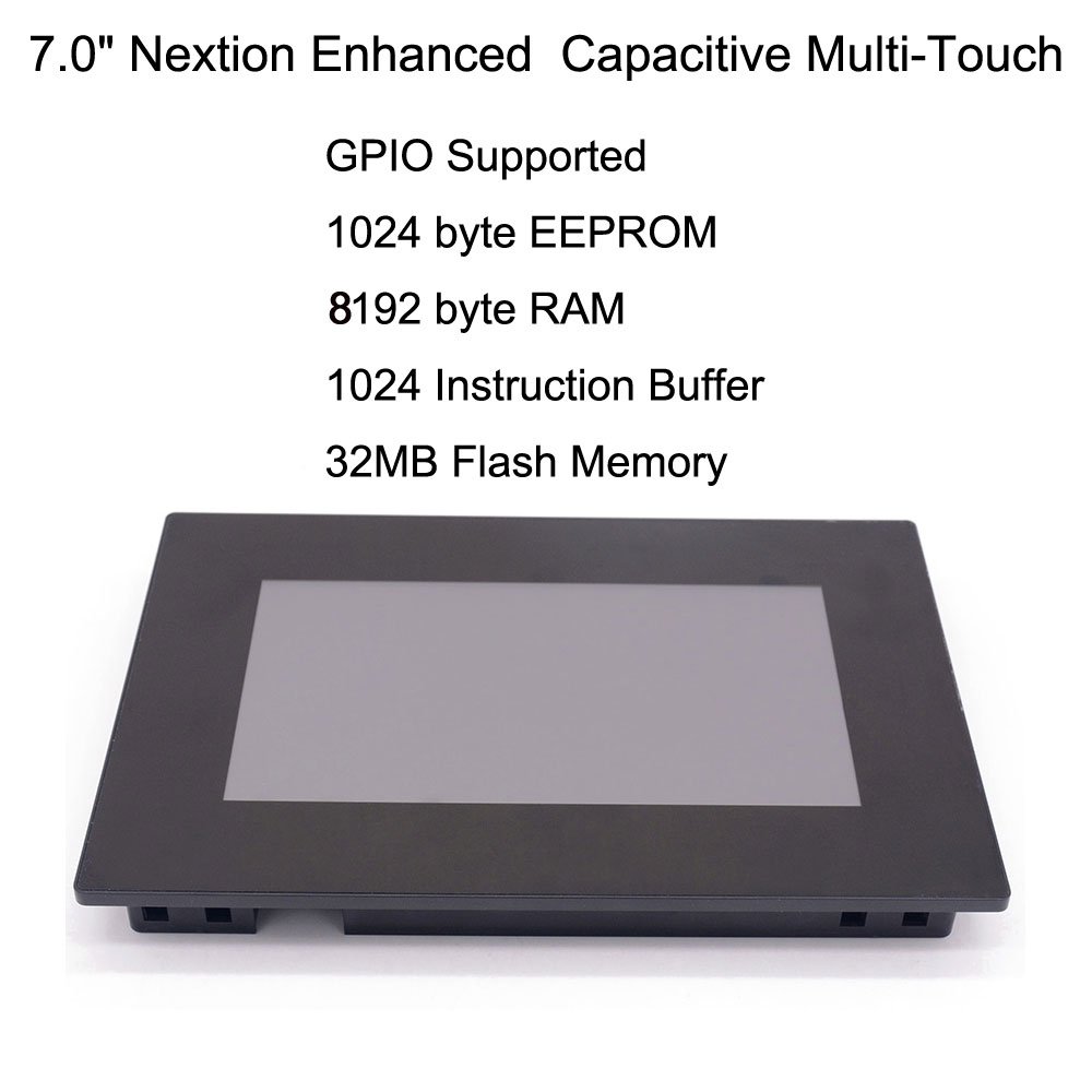 7.0" Nextion Enhanced HMI USART UART Seriale LCD TFT Modulo di visualizzazione Capacitivo Pannello Multi-Touch con Allegato