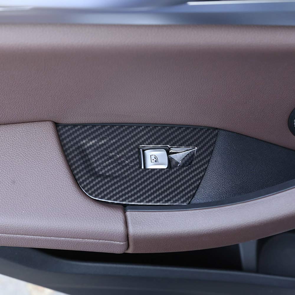 DIYUCAR ABS Auto Leselicht Abdeckung Trim Innenraum Dachlampe Rahmen Autozubehör für Mercedes