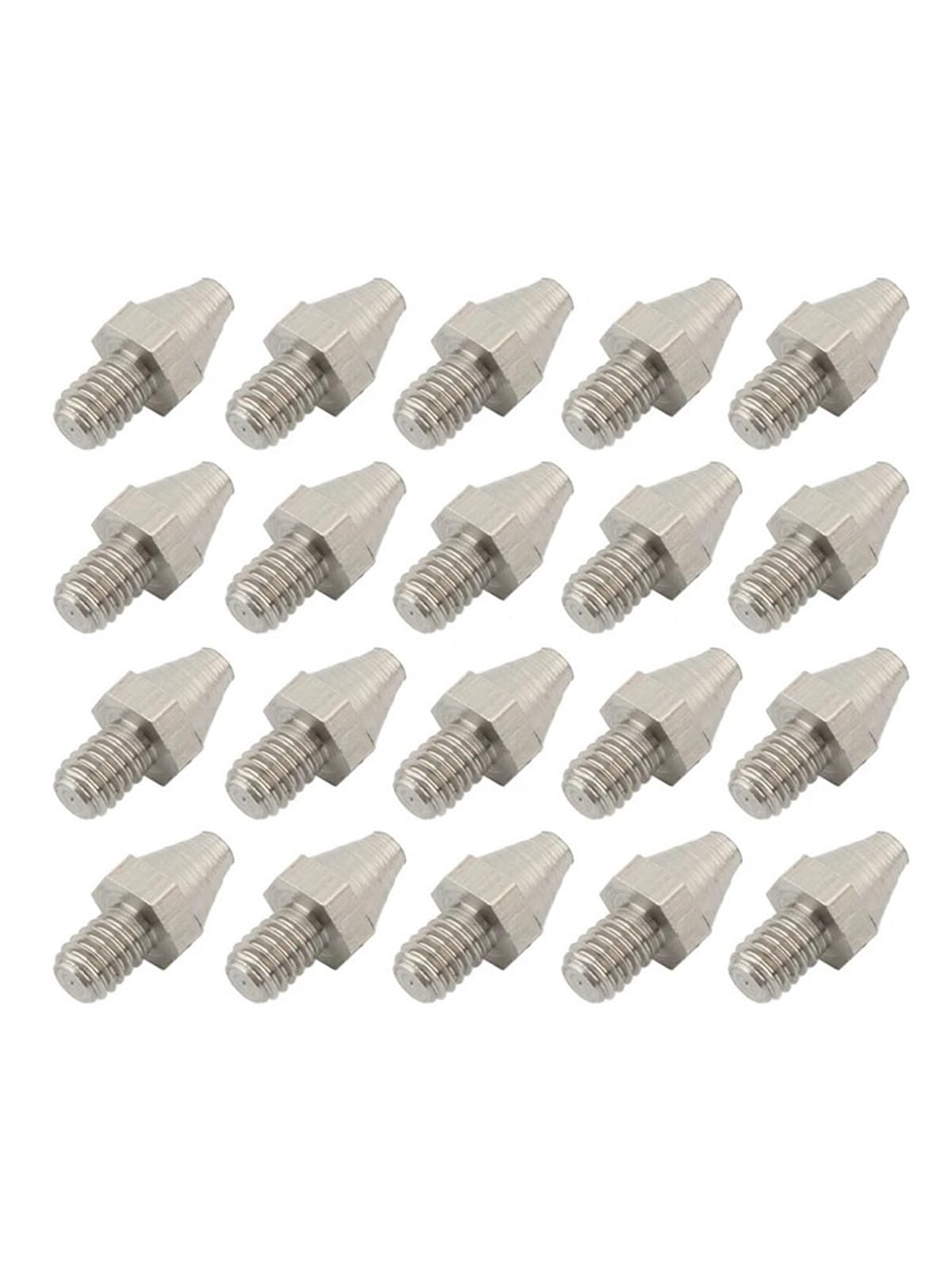 regulowany Pedały Podnóżki Kolce Motocyklowe Zaczepy Nity Zamienne Styl Offroad Pasujące Do Podłogi Harleya Pedały Zmiany Hamulca(20 pcs)